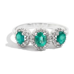 Unikalny Złoty Pierścionek - złoto 750, Brylant 0,21ct,szmaragd. Żółte pierścionki damskie W.KRUK, z brylantem, złote. Za 8890,00 zł.