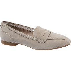 Mokasyny damskie 5th Avenue popielate. Szare mokasyny damskie marki 5th Avenue, ze skóry, na obcasie. Za 159,90 zł.