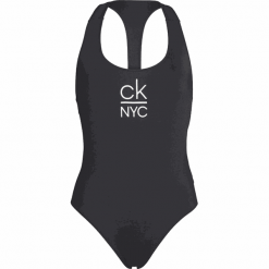 Calvin Klein KW0KW00986 stroje kąpielowe damskie Racer Back One Piece KW0KW00986 -BEH Pvh Black (Rozmiar XL). Czarne stroje kąpielowe damskie Calvin Klein, xl, bez wzorów, z materiału. W wyprzedaży za 266,00 zł.