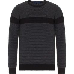 Swetry męskie: Sweter w kolorze szaro-czarnym