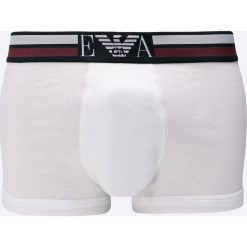 Emporio Armani - Bokserki. Białe bokserki męskie marki Emporio Armani, z elastanu. W wyprzedaży za 79,90 zł.
