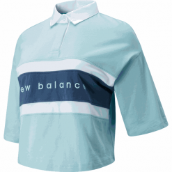 New Balance WT01510DRZ. Koszulki damskie New Balance, s, bez wzorów, z bawełny, klasyczne, z klasycznym kołnierzykiem. W wyprzedaży za 99,99 zł.