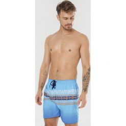 Jasnoniebieskie Szorty Malirope. Niebieskie spodenki i szorty męskie Born2be, xl, bez wzorów. W wyprzedaży za 24,99 zł.