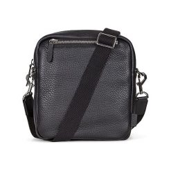 ECCO Eday L - Czarny - 22x25x8cm - Torby. Czarne torby męskie skórzane marki ecco, bez wzorów, ze skóry, małe. Za 1179,90 zł.