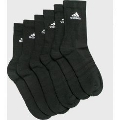 Adidas Performance - Skarpety (6 pack). Czarne skarpetki męskie adidas Performance, bez wzorów, z elastanu. Za 79,90 zł.