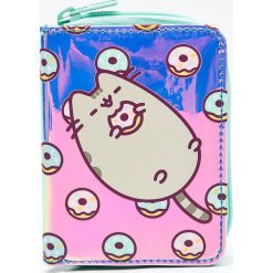 Akcesoria damskie: Portfel z nadrukiem pusheen - Fioletowy