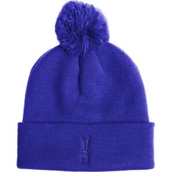 Czapka Zimowa Damska Pompon Blue. Niebieskie czapki damskie Edward Orlovski, na zimę, bez wzorów. Za 45,00 zł.