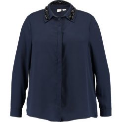 Koszule wiązane damskie: Lost Ink Plus EMBELLISHED COLLAR Koszula navy