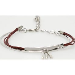 Answear - Bransoletka. Pomarańczowe bransoletki damskie marki ANSWEAR, metalowe. W wyprzedaży za 47,90 zł.