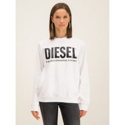 Bluza Diesel F-Ang 00SYW9 0IAJH. Różowe bluzy damskie Diesel, l, bez wzorów, z bawełny, bez rękawów, bez kaptura. Za 449,00 zł.