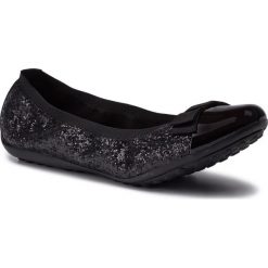 Baleriny GEOX - J Piuma Bal A J82B0A 0EWHH C9999 D Black. Czarne baleriny damskie Geox, bez wzorów, ze skóry ekologicznej, klasyczne, bez obcasa. Za 279,00 zł.