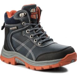 Buty zimowe chłopięce: Trapery ACTION BOY – CP07-17007-01 Granatowy