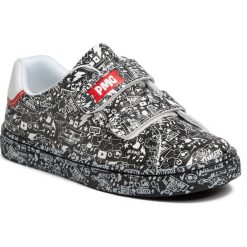 Sneakersy PRIMIGI - 5456944 Nero. Czarne trampki chłopięce Primigi, bez wzorów, ze skóry ekologicznej, na rzepy. Za 199,00 zł.