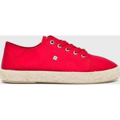 Big Star - Espadryle. Czerwone espadryle damskie BIG STAR, bez wzorów, z gumy, bez obcasa, na obcasie. W wyprzedaży za 59,90 zł.