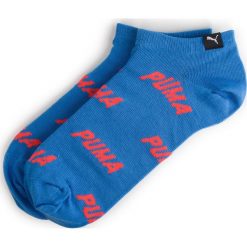Zestaw 2 par niskich skarpet unisex PUMA - 907359 Blue/Red 04. Niebieskie skarpetki damskie marki Puma, bez wzorów, z elastanu. Za 45,00 zł.