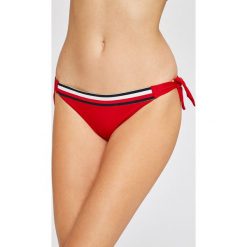 Tommy Hilfiger - Figi kąpielowe. Czerwone stroje kąpielowe damskie TOMMY HILFIGER, m, bez wzorów, z elastanu. W wyprzedaży za 159,90 zł.