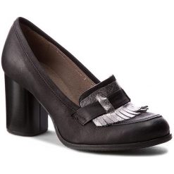 Półbuty ANN MEX - 7968 20C+11SRD Czarny. Czarne półbuty damskie marki Ann Mex, z aplikacjami, ze skóry, eleganckie, bez obcasa, na obcasie, bez zapięcia. W wyprzedaży za 209,00 zł.