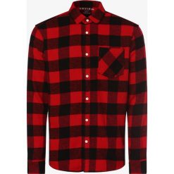 Review - Koszula męska, czerwony. Czerwone koszule męskie Review, s, bez wzorów, z dekoltem karo, bez rękawów. Za 149,95 zł.