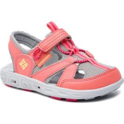 Sandały COLUMBIA - Childrens Techsun Wave BC2082 Hot Coral/Sweet Corn 810. Różowe sandały dziewczęce marki Columbia, ze skóry, bez zapięcia. Za 199,99 zł.