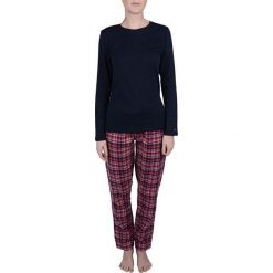 Tommy Hilfiger Piżamy damskie Holiday Gift Giving Navy Blaze r / Navy Blaze r UW0UW01349-428 (rozmiar S). Niebieskie piżamy damskie TOMMY HILFIGER, s, bez wzorów, z długim rękawem. W wyprzedaży za 239,00 zł.