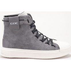 GOE - Buty skórzane. Szare buty sportowe damskie GOE, ze skóry. Za 299,90 zł.