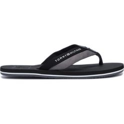 Tommy Hilfiger Japonki Czarny Szary. Szare klapki męskie TOMMY HILFIGER, w paski, ze skóry. Za 188,95 zł.