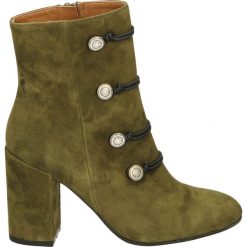 Botki - 0652 CAM OLI. Brązowe botki damskie na zamek Venezia, ze skóry. Za 359,00 zł.
