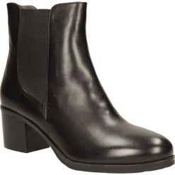 BOTKI BRUNO PREMI F3165X. Czarne botki damskie marki Bruno Premi, bez obcasa, bez zapięcia. Za 229,99 zł.