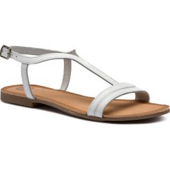 Sandały GIOSEPPO - 40540 White. Białe klapki damskie marki Gioseppo, bez wzorów, ze skóry, bez obcasa, na obcasie. Za 159,00 zł.