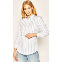 Koszula TOMMY HILFIGER Essential WW0WW27113. Różowe bluzki damskie TOMMY HILFIGER, bez wzorów, z bawełny, bez kołnierzyka, bez rękawów. Za 399,00 zł.