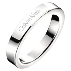 Calvin Klein Pierścień Srebrny. Szare pierścionki damskie Calvin Klein, srebrne. Za 228,95 zł.