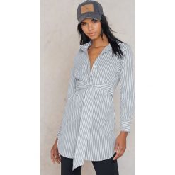 Koszule body: Glamorous Koszula z wiązaniem z przodu - Grey,Multicolor