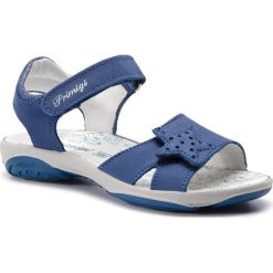 Sandały PRIMIGI - 3388811 S Bluet. Niebieskie sandały dziewczęce Primigi, ze skóry, bez zapięcia. W wyprzedaży za 169,00 zł.