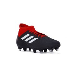 Buty do piłki nożnej adidas PREDATOR 18.3 SG. Czarne halówki męskie marki Adidas, ze skóry, do piłki nożnej. Za 368,11 zł.