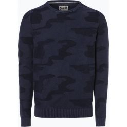 Swetry klasyczne męskie: DENIM by Nils Sundström – Sweter męski, niebieski
