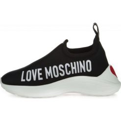 Love Moschino tenisówki damskie JA15206G18IO0 41 czarne. Czarne trampki i tenisówki damskie Love Moschino, bez wzorów, bez zapięcia. Za 789,00 zł.