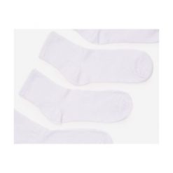 10-pack Białe Skarpety Caringbah. Białe skarpetki damskie Born2be, prążkowane. Za 59,99 zł.