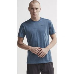 Męski T-shirt Craft Charge niebieskie. Niebieskie t-shirty męskie Craft, s, bez wzorów, z bawełny, eleganckie, bez kołnierzyka. Za 92,64 zł.