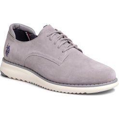 Półbuty U.S. POLO ASSN. - Monterey2 YAGI4139S9/S3 Grey. Szare półbuty męskie U.S. Polo Assn., na co dzień, bez wzorów, z zamszu, klasyczne, bez zapięcia. Za 379,00 zł.