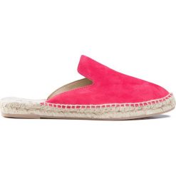 Espadryle MANEBI Czerwony. Czerwone espadryle damskie marki Manebi, bez wzorów, z gumy, bez obcasa. W wyprzedaży za 343,00 zł.