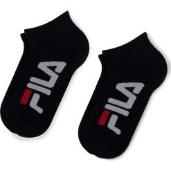 Zestaw 2 par niskich skarpet unisex FILA - Calza Invisibile F9199 Navy 321. Niebieskie skarpetki damskie Fila, bez wzorów, z elastanu. Za 29,99 zł.