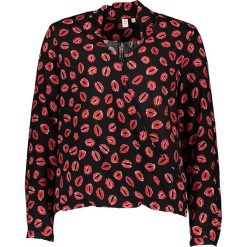 Topy sportowe damskie: Bluzka – Comfort fit – w kolorze czerwono-czarnym