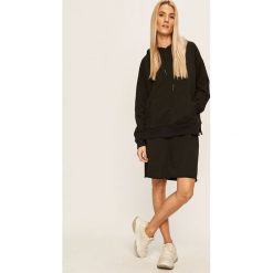 Answear - Komplet bluza + spódnica. Czarne bluzy damskie ANSWEAR, s, z elastanu, casualowe, długie, mini, proste. Za 169,90 zł.