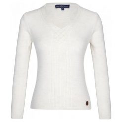 Paul Parker Sweter Damski L Biały. Białe swetry klasyczne damskie Paul Parker, l, z wełny. Za 159,00 zł.