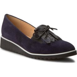 Półbuty SERGIO BARDI - Claudie FS127228117GM 207. Niebieskie półbuty damskie na koturnie marki Sergio Bardi, ze skóry. W wyprzedaży za 169,00 zł.