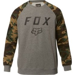 FOX Bluza Męska Legacy Crew Fleece Xl Szary. Szare bluzy męskie marki FOX, xl, bez wzorów, bez kołnierzyka, bez rękawów, bez kaptura. Za 250,00 zł.