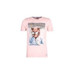 T-shirty z krótkim rękawem Jack Jones JORDENGER. Różowe t-shirty męskie Jack & Jones, s, bez wzorów, bez kołnierzyka, krótkie. Za 79,00 zł.