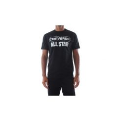 T-shirty z krótkim rękawem Converse 10008832 SS CREW. Czarne t-shirty męskie Converse, s, bez wzorów, bez kołnierzyka, krótkie. Za 125,52 zł.