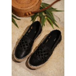 Czarne Espadryle Marimba. Czarne espadryle damskie vices, bez wzorów, bez obcasa. Za 59,99 zł.