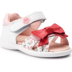 Sandały GIOSEPPO - Talca 47599 White. Różowe sandały dziewczęce marki Gioseppo, ze skóry, bez zapięcia. Za 219,00 zł.